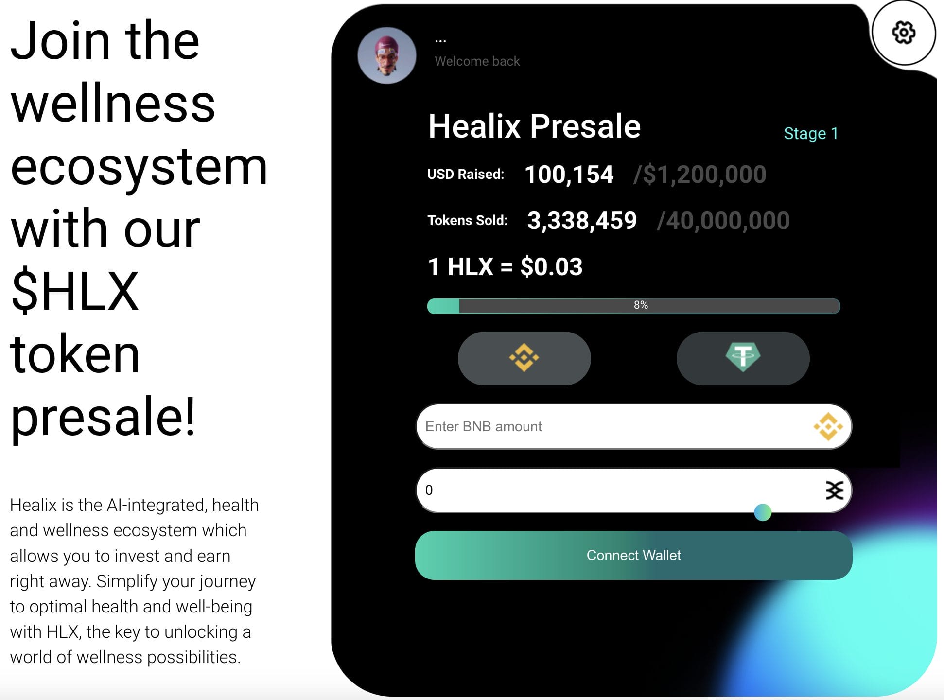 Healix presale