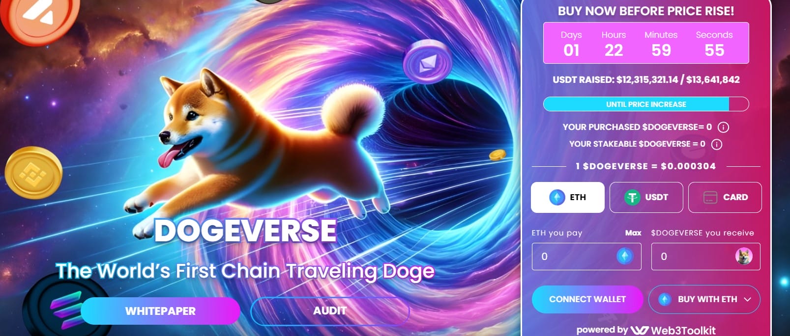 Dogeverse website