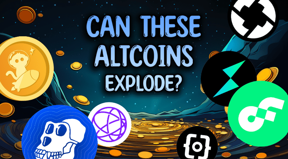 Can these 1000x Altcoins explode?  Analysis of Celestia, THORChain/Rune, ApeCoin, 0x Protocol, ORDI, Flow and the new ApeMax crypto presale