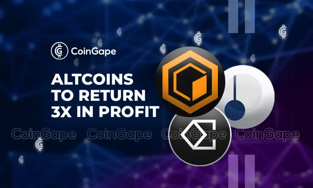 3 Small-Cap Altcoins Will Soon Bring 3x Profits