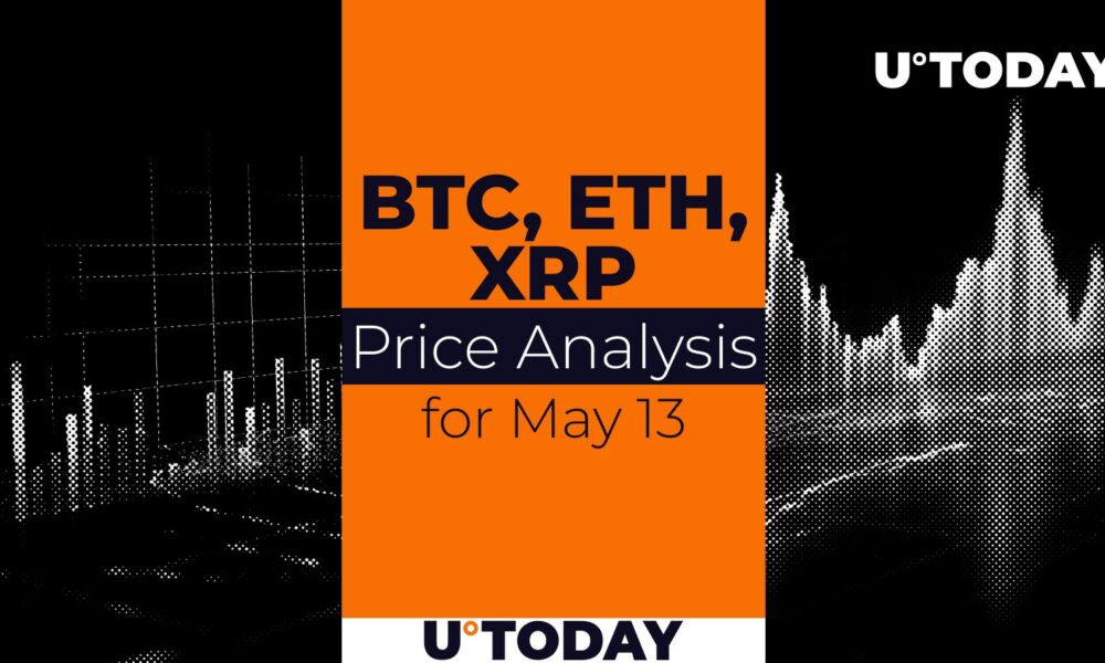 BTC, ETH and XRP price forecast for May 13