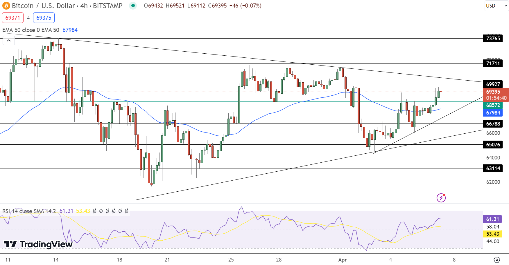 Bitcoin Price Chart