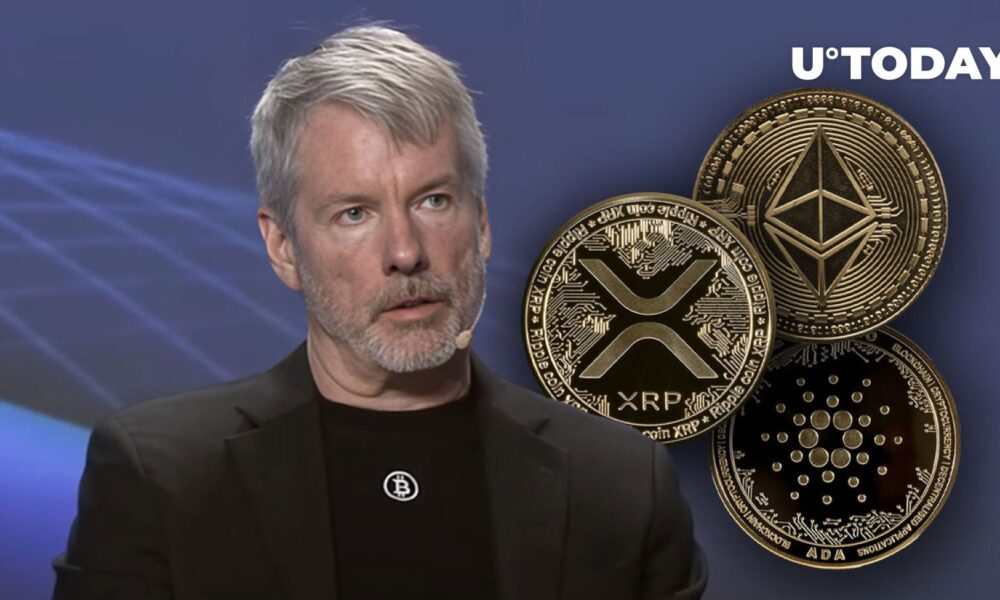 Did Michael Saylor Just Tag Cryptocurrencies ETH, XRP, and ADA?