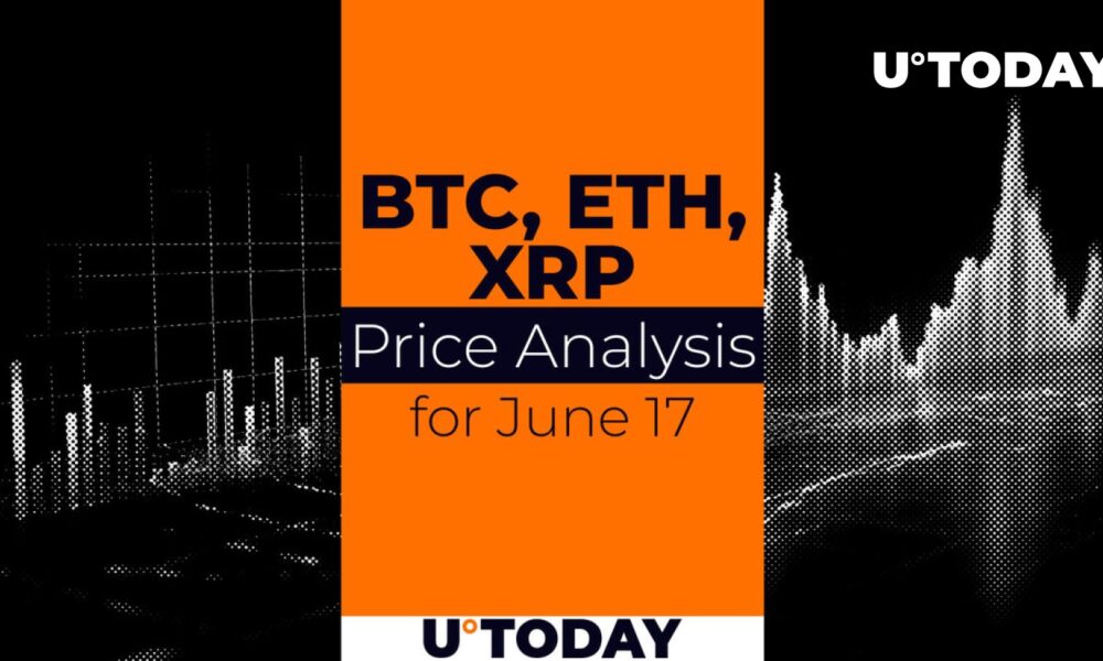 BTC, ETH and XRP price forecast for June 17