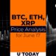 BTC, ETH and XRP price forecast for June 17