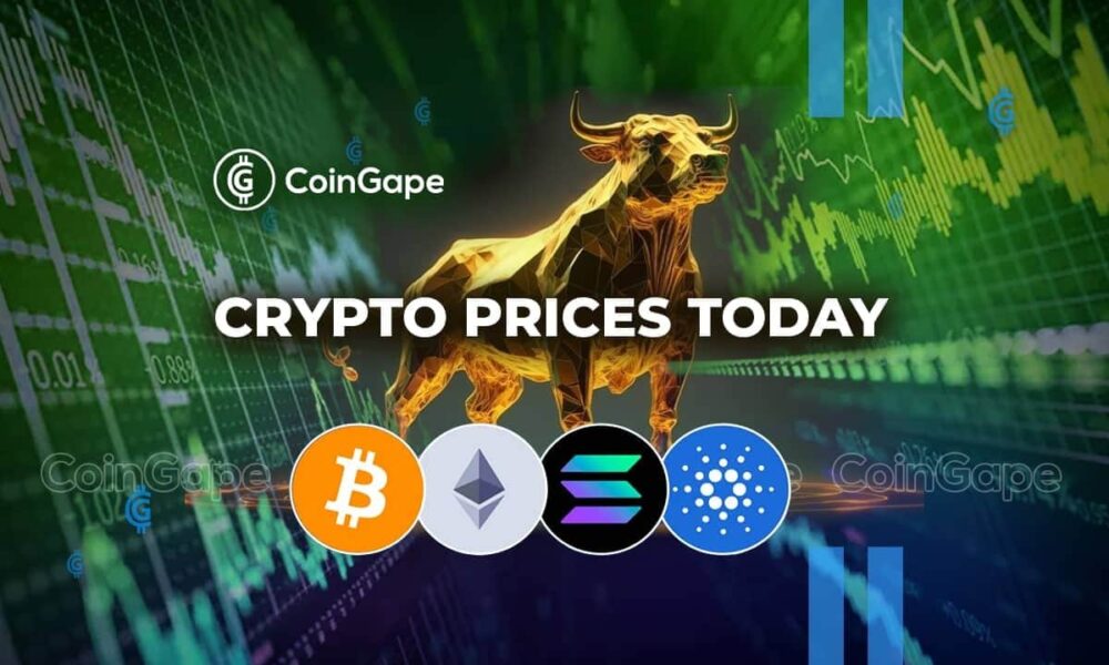 Crypto Prices Today June 26: Bitcoin Regains Momentum To $62K, Altcoins Lead Market Rally