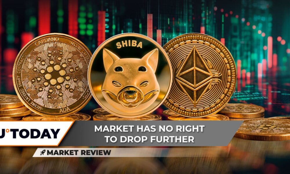 Cardano (ADA) Hits 2024 Low, Again, Shiba Inu (SHIB) Hits Critical Reversal Level, Ethereum (ETH) Hits Terrible $3,600 Reversal