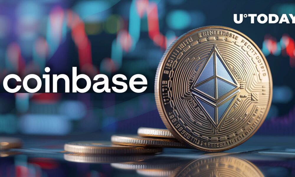 Coinbase sees Ethereum outflow of over $1 billion