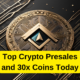 Top 30x Cryptocurrency and Coin Presales Today: Artemis Coin at #1, Others Are: BlockDAG, 99Bitcoin, eTukTuk, and WienerAI