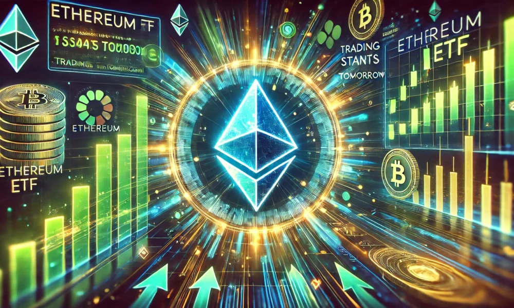 Ethereum ETFs to go live tomorrow