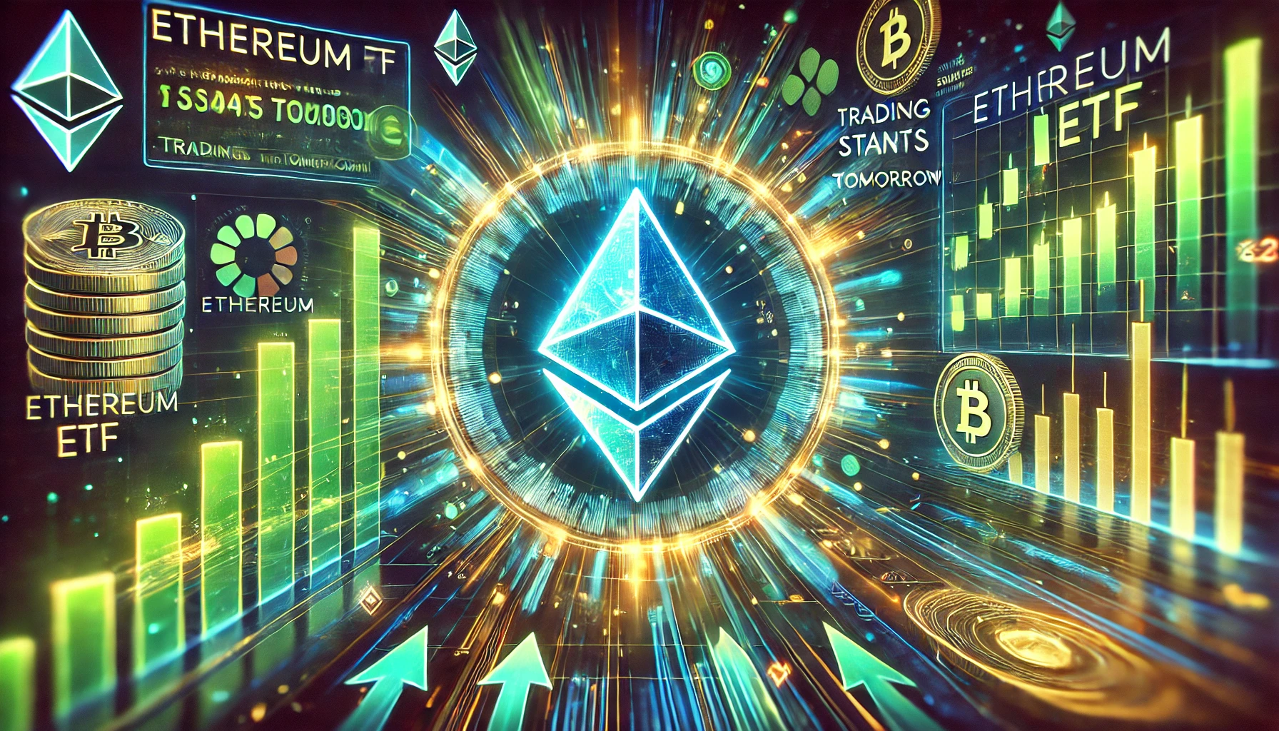 Ethereum ETFs to go live tomorrow