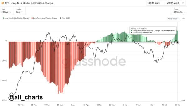 Long-term Bitcoin holders are buying BTC