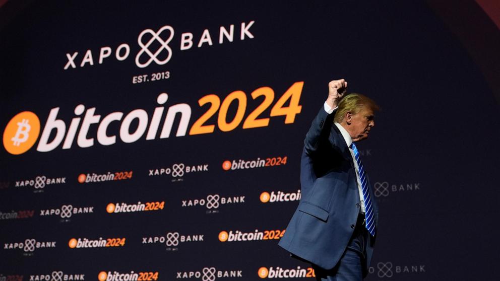 Trump calls for US to be 'crypto capital of the planet' in appeal to Nashville bitcoin conference